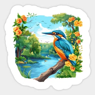 Kingfisher Sticker